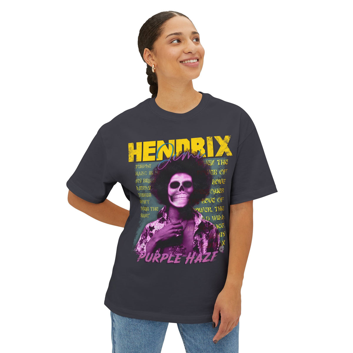 PURPLE HAZE - (VISIONARIES) Oversized - Tee